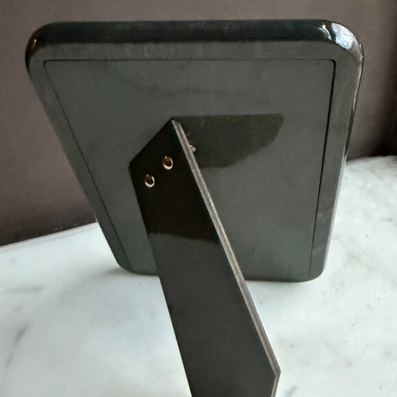 Sterling Silver Argento SC 5 x 7 modern frame with wood back new in orginal box - Picture 3 of 12